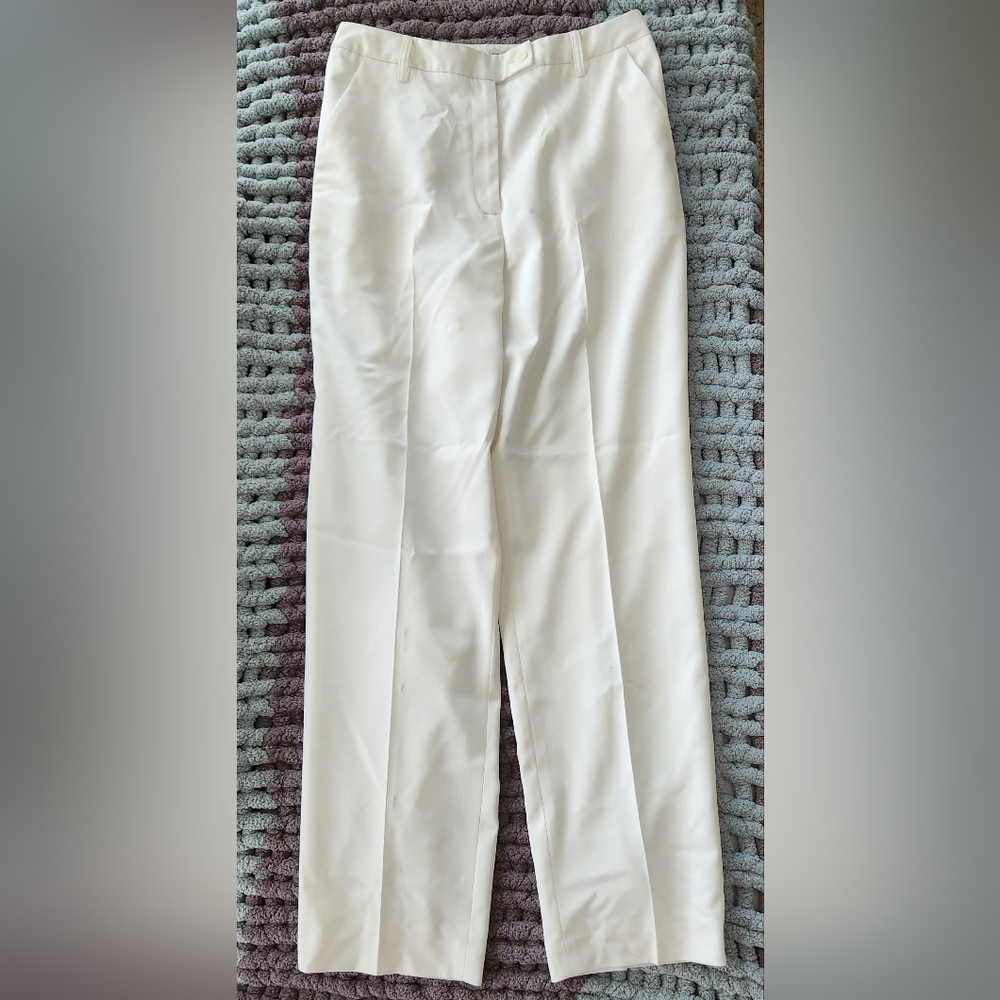 Evan Picone White Pants